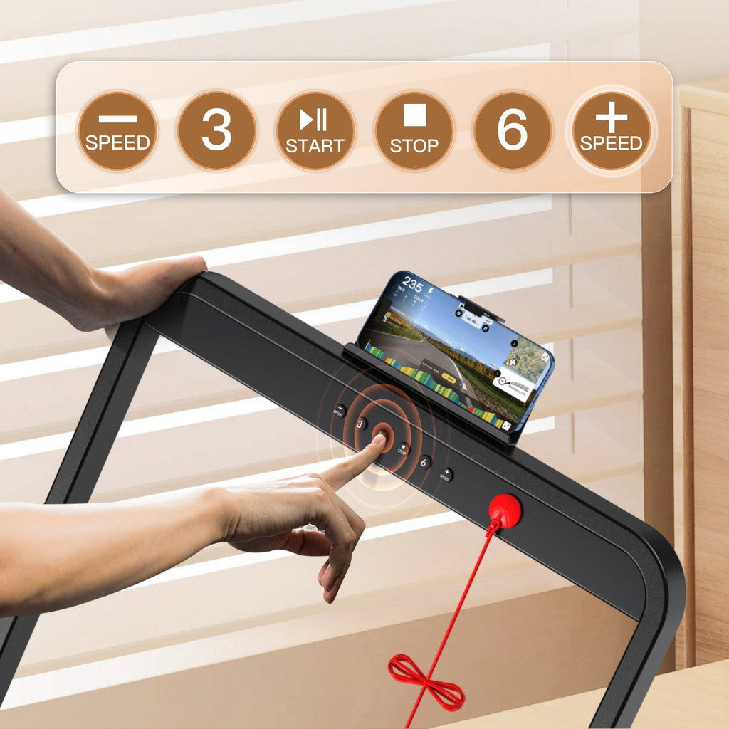 2026 Upgraded-TM010 Smart 2 in 1 Folding 10% Incline Treadmill
