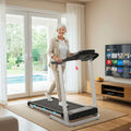 TM015-Foldable Incline Treadmill With Side Rails 350 lbs Capacity