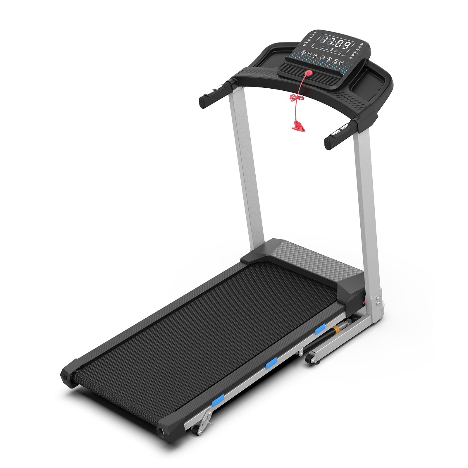 TM015-Foldable Incline Treadmill With Side Rails 350 lbs Capacity