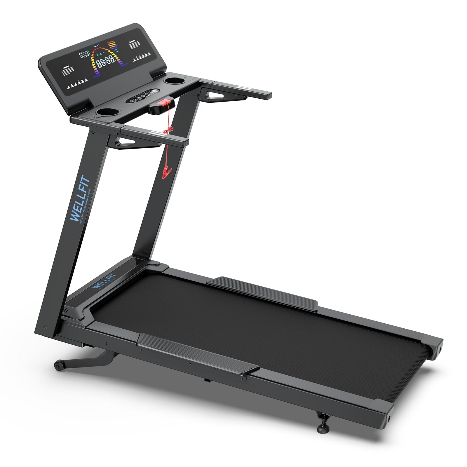 TM029 Treadmill-12 Auto Incline-500LBS-10mph-55Inch Long Running Area