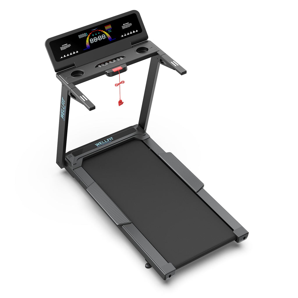 TM029 Treadmill-12 Auto Incline-500LBS-10mph-55Inch Long Running Area