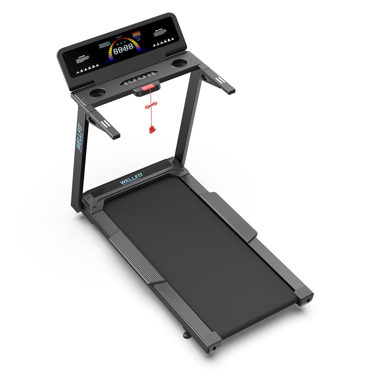 TM029 Treadmill-12 Auto Incline-500LBS-10mph-55Inch Long Running Area
