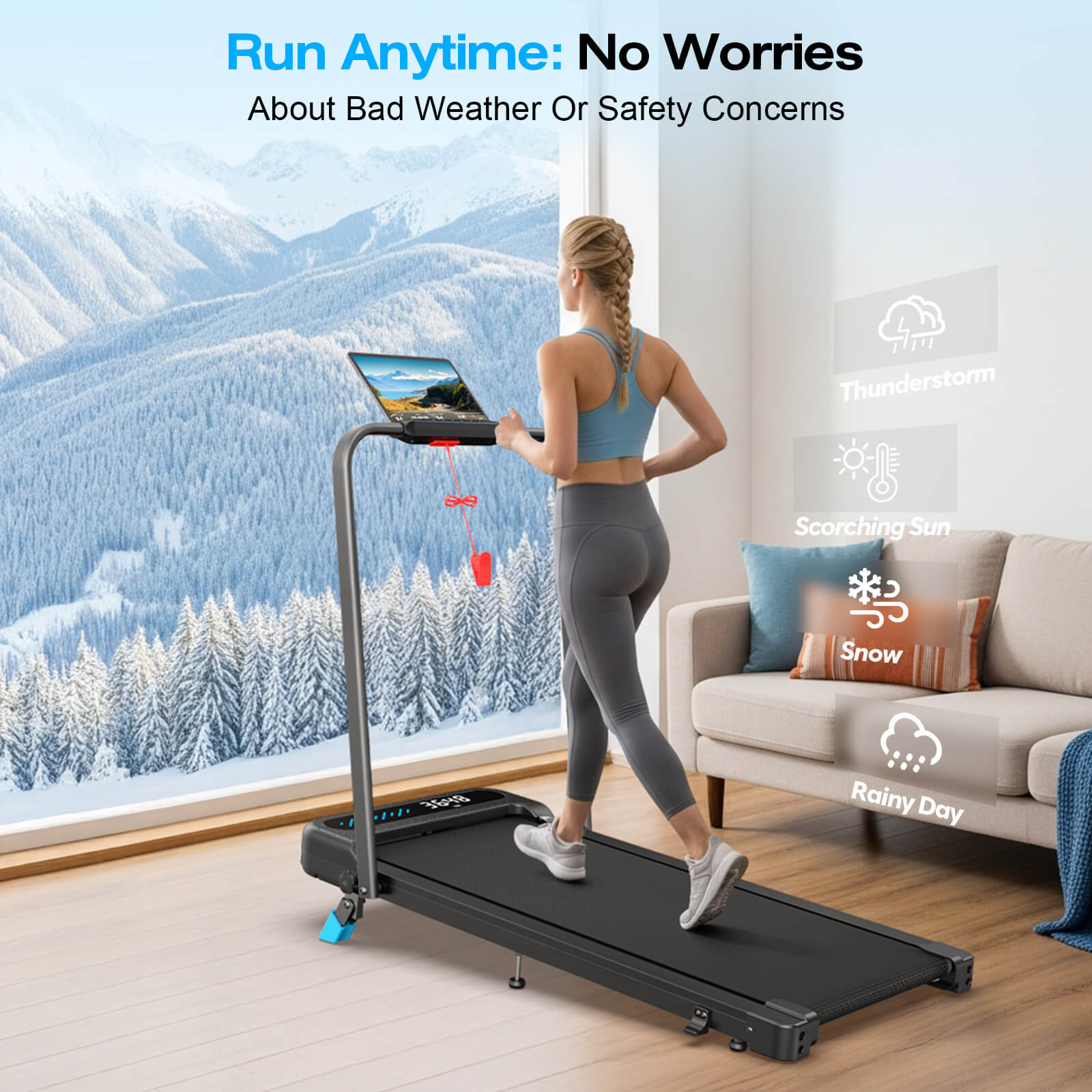 [Best Seller]TM037  Folding Treadmill With Incline For Home