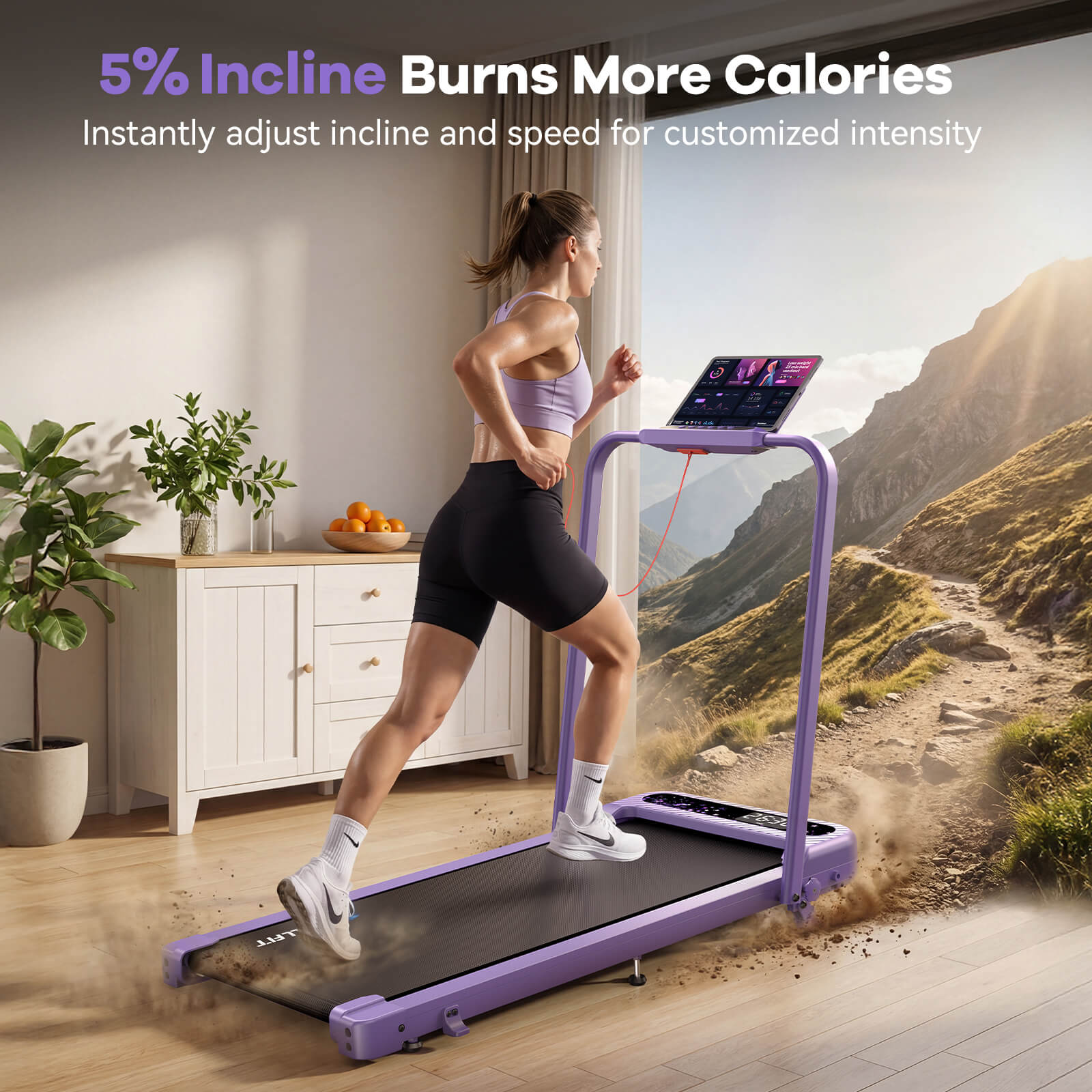 [Mother's Day Limited Edition] Fold Flat Treadmill With Gift Package