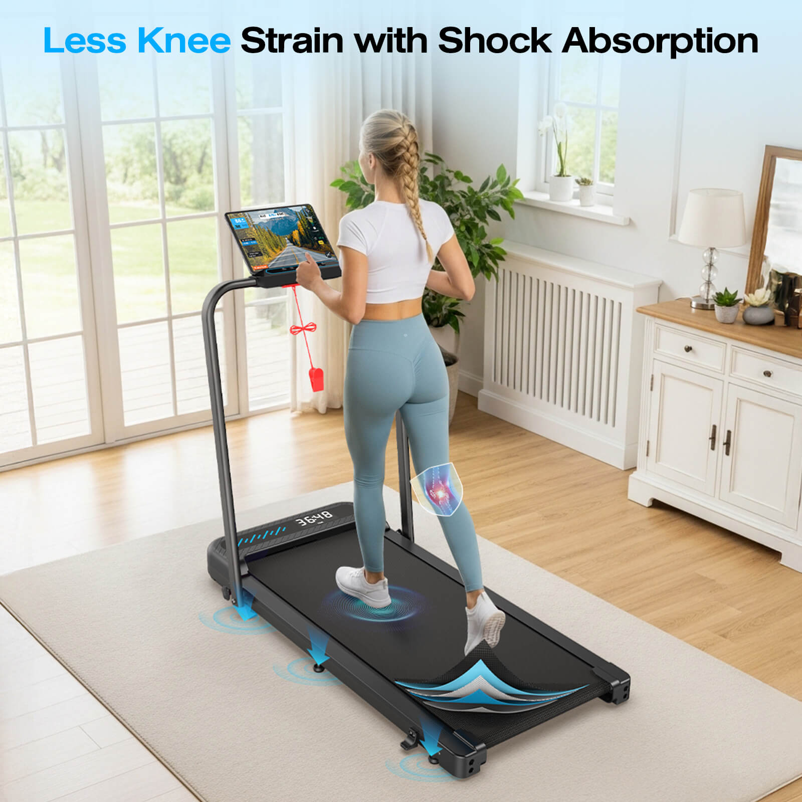 [Best Seller]TM037  Folding Treadmill With Incline For Home