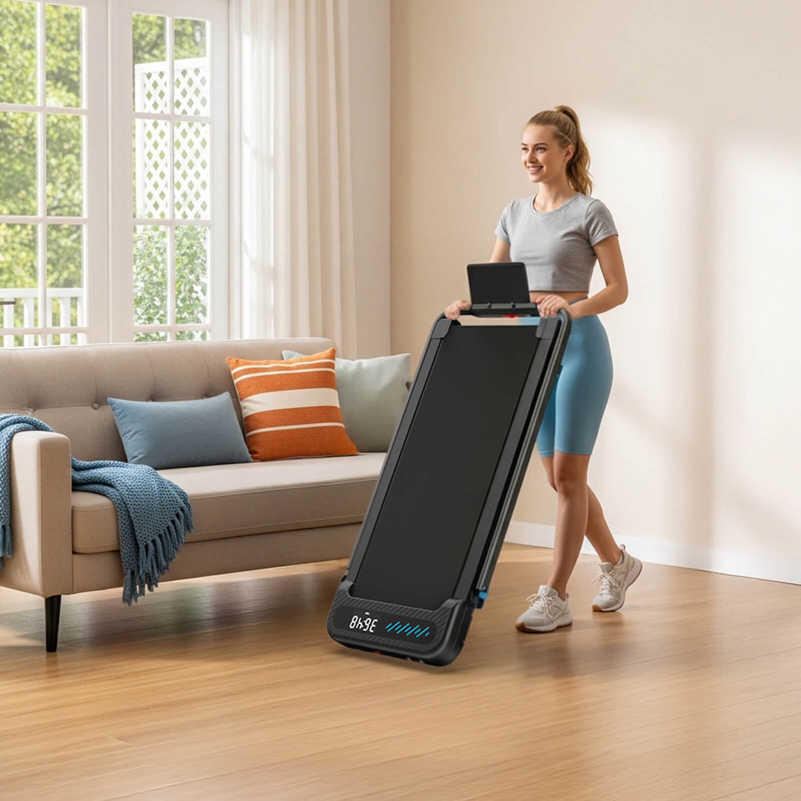 [Best Seller]TM037  Folding Treadmill With Incline For Home
