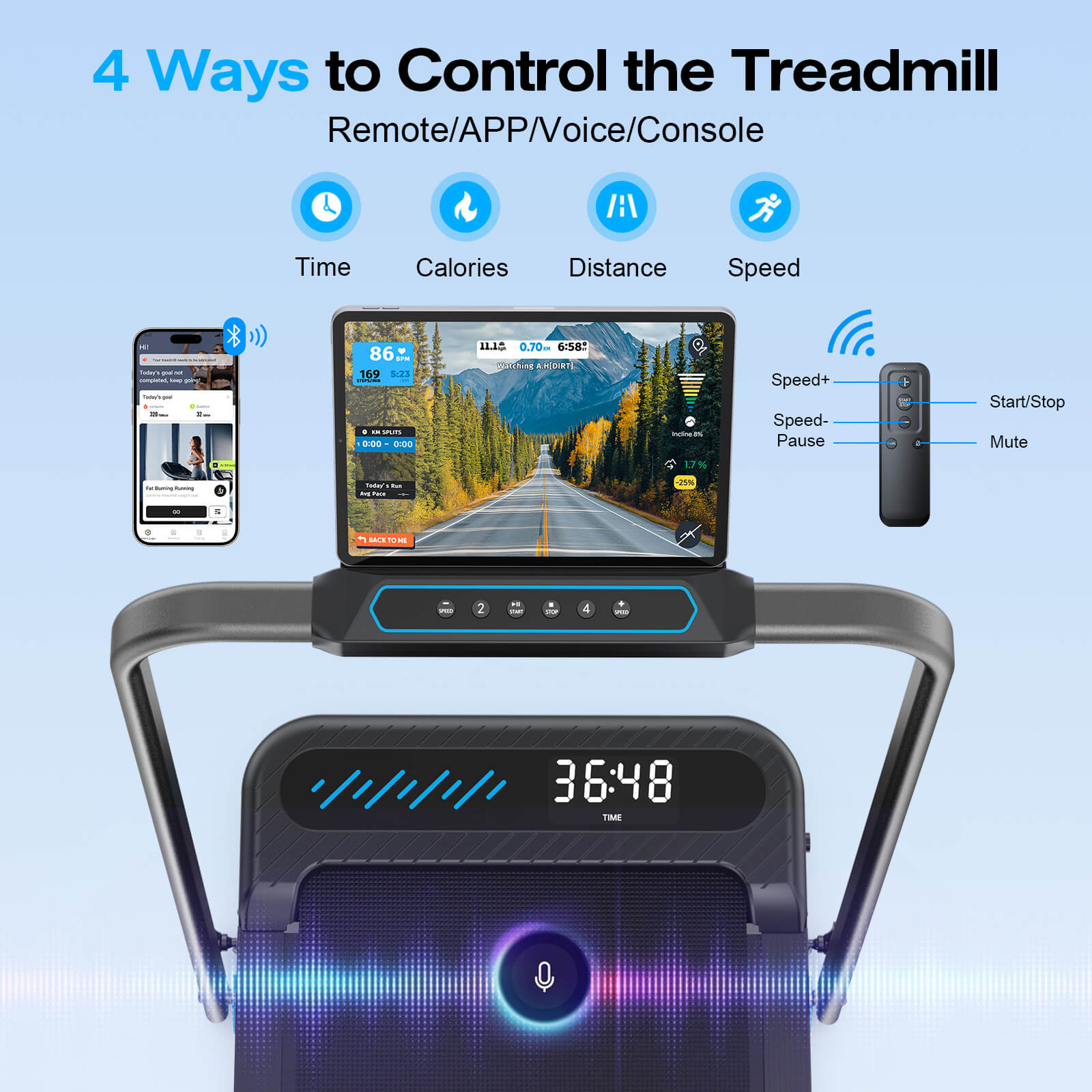 [Best Seller]TM037  Folding Treadmill With Incline For Home