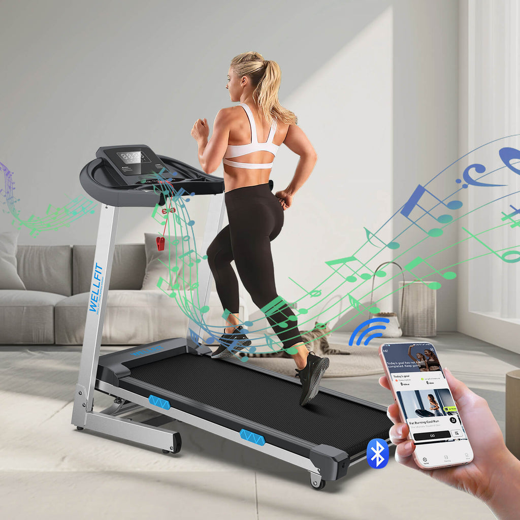 [2026]TM007 Foldable Auto 15% Incline Treadmill 400 LBS Capacity